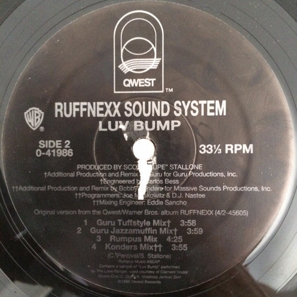 Ruffnexx Sound System : Luv Bump (12")