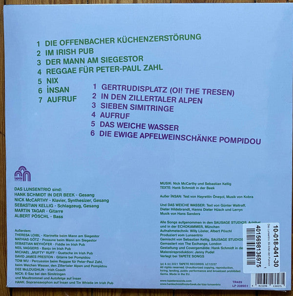 Das Lunsentrio* : 69 Arten Den Pubrock Zu Spielen (LP, Album)