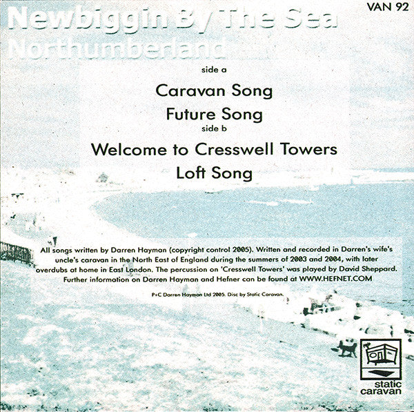 Darren Hayman : Caravan Songs (7", EP, Ltd)
