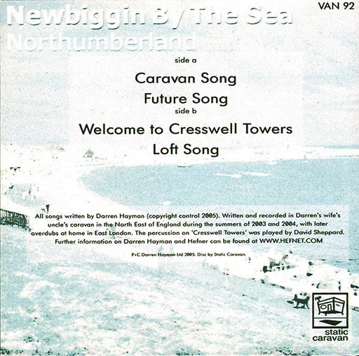 Darren Hayman : Caravan Songs (7", EP, Ltd)