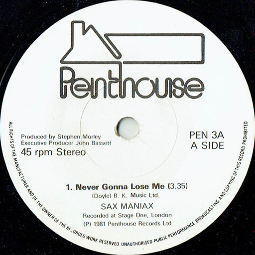 Sax Maniax : Never Gonna Lose Me (7", Single)