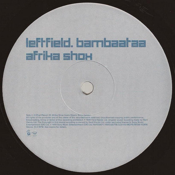 Leftfield . Bambaataa* : Afrika Shox (12", Single)