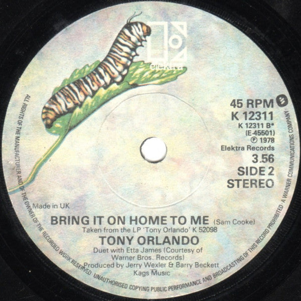 Tony Orlando : Don't Let Go (7")