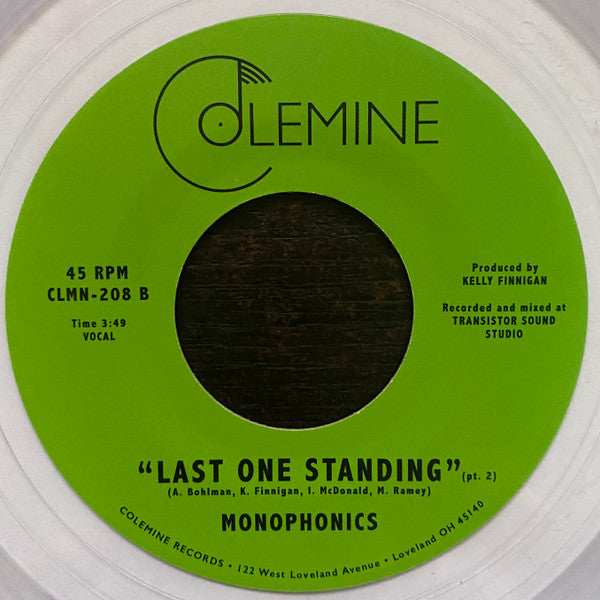 Monophonics : Last One Standing (7", Single, Ltd, Cle)