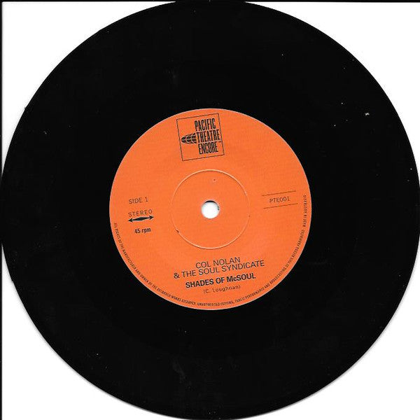 Col Nolan Soul Syndicate : Shades Of McSoul (7", Single, Ltd)