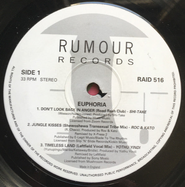 Various : Euphoria (2xLP, Comp)