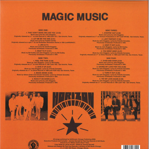 Horizon (7) : Magic Music (The Story Of Horizon San Antonio, TX. 1977-1984) (2xLP, Comp)