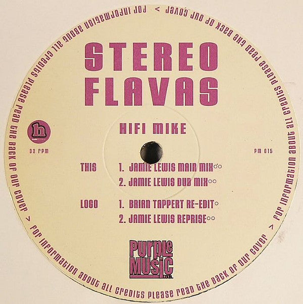 Hi Fi Mike : Stereo Flavas (12")