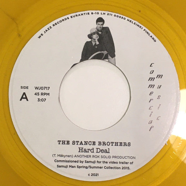 The Stance Brothers : Commercial Music (7", Single, Yel)