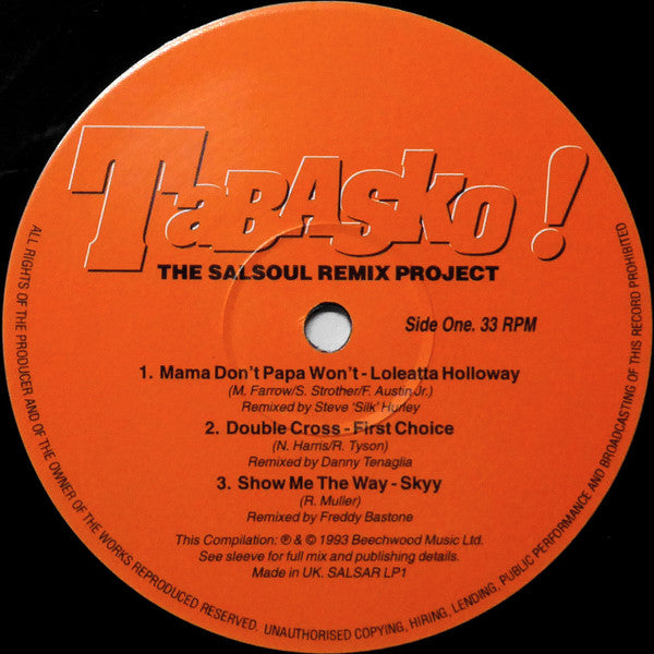 Various : Tabasko! The Salsoul Remix Project (2xLP, Comp)