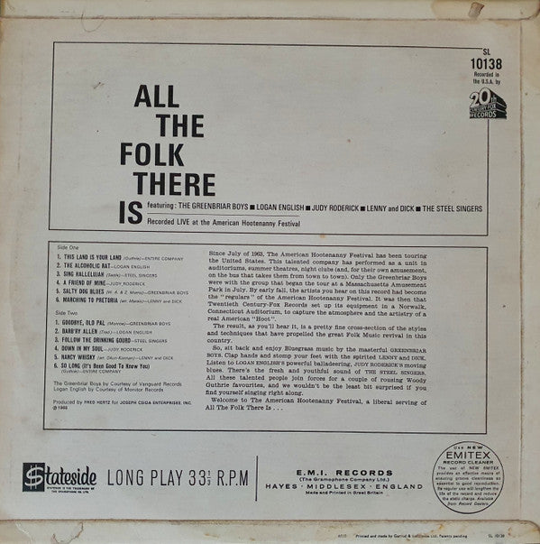 Various : All The Folk There Is (LP)