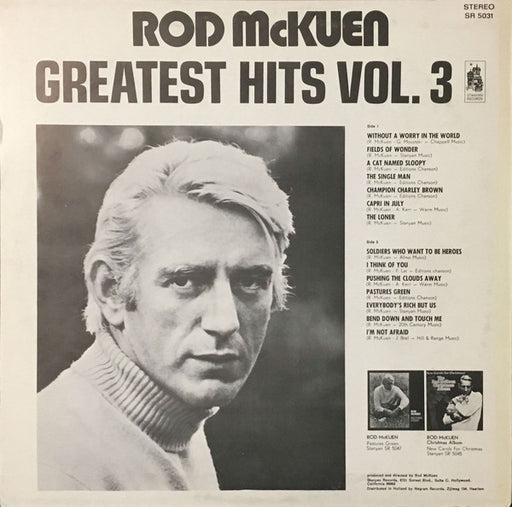 Rod McKuen : Greatest Hits Vol. 3 (LP, Comp)