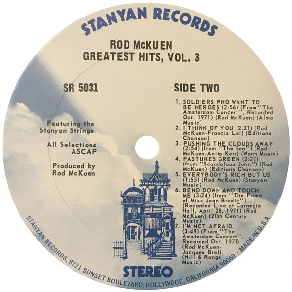 Rod McKuen : Greatest Hits Vol. 3 (LP, Comp)