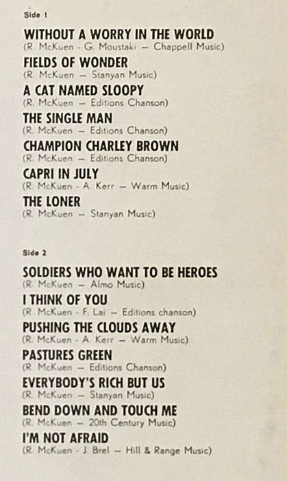 Rod McKuen : Greatest Hits Vol. 3 (LP, Comp)