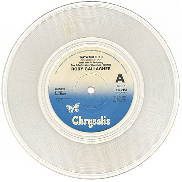 Rory Gallagher : Wayward Child (Live) (7", Single, Ltd, Cle)