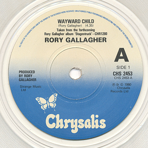 Rory Gallagher : Wayward Child (Live) (7", Single, Ltd, Cle)