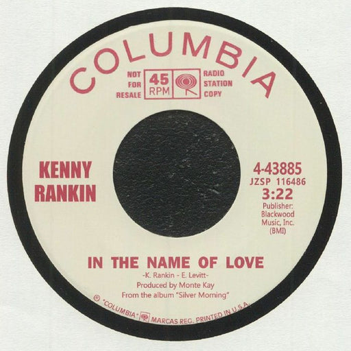 Kenny Rankin : In The Name Of Love (7", RE)