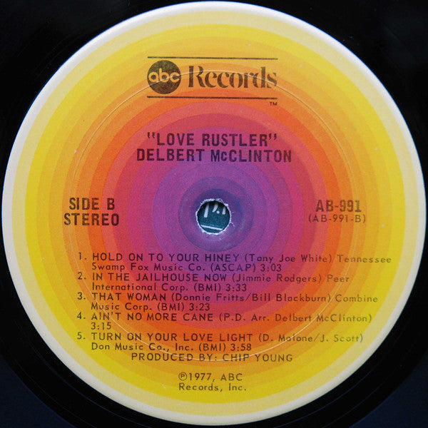 Delbert McClinton : Love Rustler (LP, Album, San)