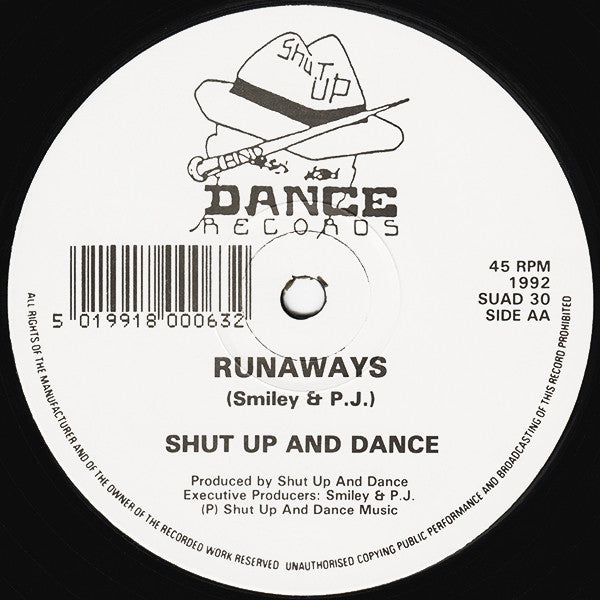 Shut Up And Dance* Featuring Peter Bouncer : Raving I'm Raving (12")