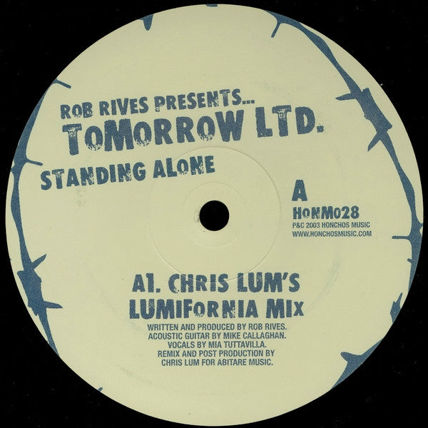 Rob Rives Presents Tomorrow LTD. : Standing Alone (2x12")