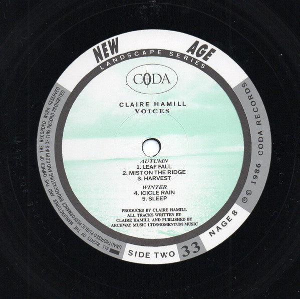 Claire Hamill : Voices (LP, Album)