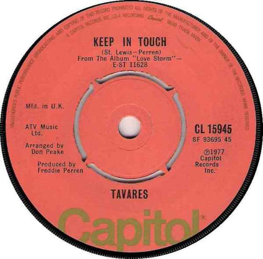 Tavares With Freda Payne : I Wanna See You Soon (7", Single)