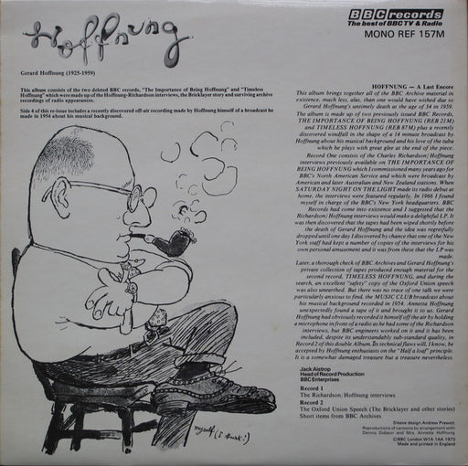 Gerard Hoffnung : Hoffnung (2xLP, Comp, Mono, Gat)