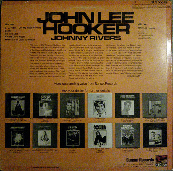 Johnny Rivers : John Lee Hooker (LP, Album)