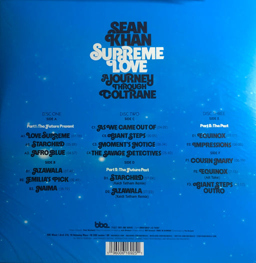 Sean Khan : Supreme Love - A Journey Through Coltrane (3xLP, Album)