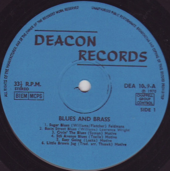 Unknown Artist : The Exciting Combination Of Blues And Brass (LP)