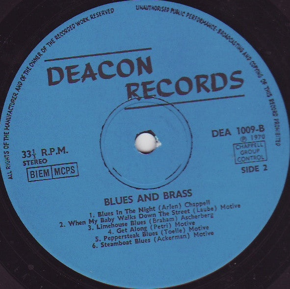 Unknown Artist : The Exciting Combination Of Blues And Brass (LP)