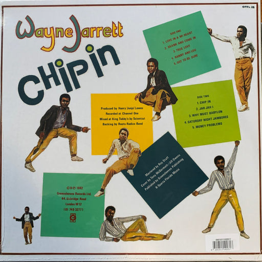 Wayne Jarrett : Chip In (LP, Album, RE)