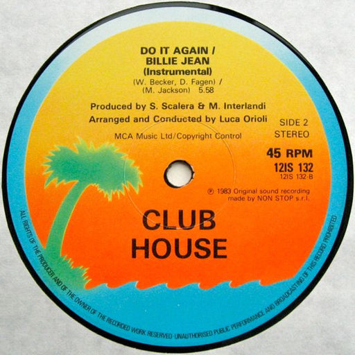 Club House : Do It Again / Billie Jean (12", Single)