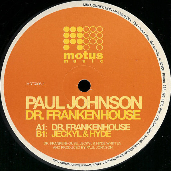 Paul Johnson : Dr. Frankenhouse (12")