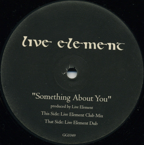 Live Element : Something About You (12", Promo)