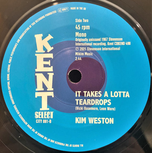 Hodges, James And Smith / Kim Weston : Wishful Thinking / It Takes A Lotta Teardrops (7", Mono)