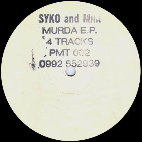 Syko & Mak : Murda E.P. (12", EP, Sta)