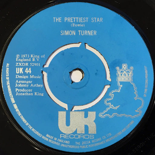 Simon Turner* : The Prettiest Star (7")