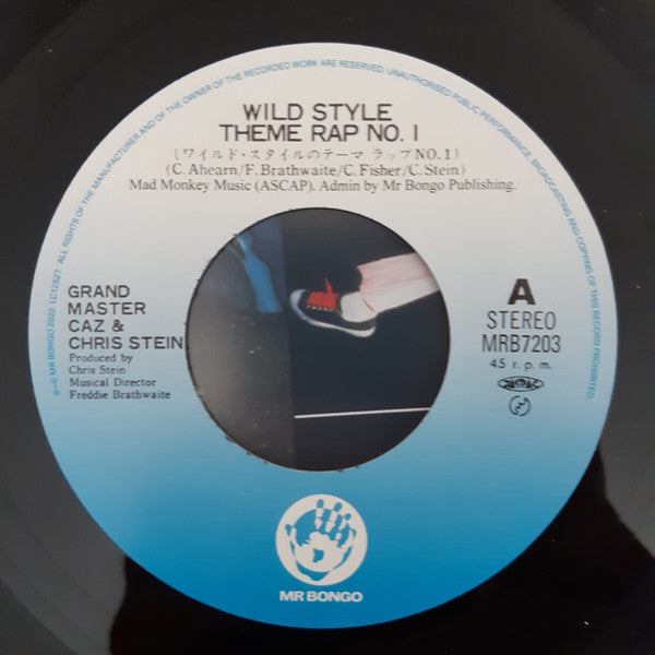 Grand Master Caz* & Chris Stein : Wild Style Theme Rap No.1 (7", Single, RE)