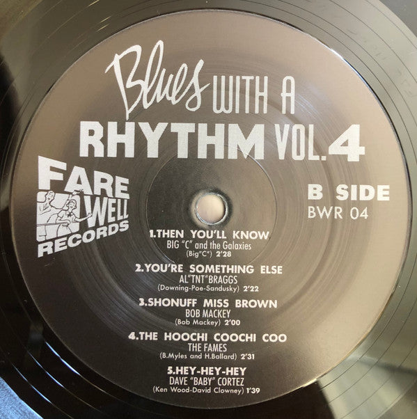 Various : Blues With A Rhythm Vol.4 Hey Hey Hey (10", Comp, Ltd)