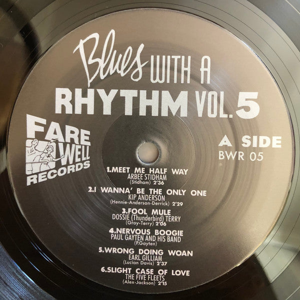 Various : Blues With A Rhythm Vol.5 Hoo Wee, Sweet Daddy! (10", Comp, Ltd)