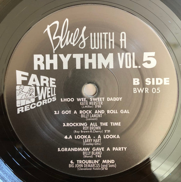 Various : Blues With A Rhythm Vol.5 Hoo Wee, Sweet Daddy! (10", Comp, Ltd)