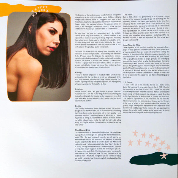 Melissa Aldana : 12 Stars (LP, Album, Ltd, Blu)