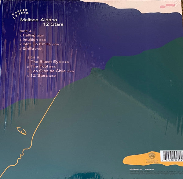 Melissa Aldana : 12 Stars (LP, Album, Ltd, Blu)