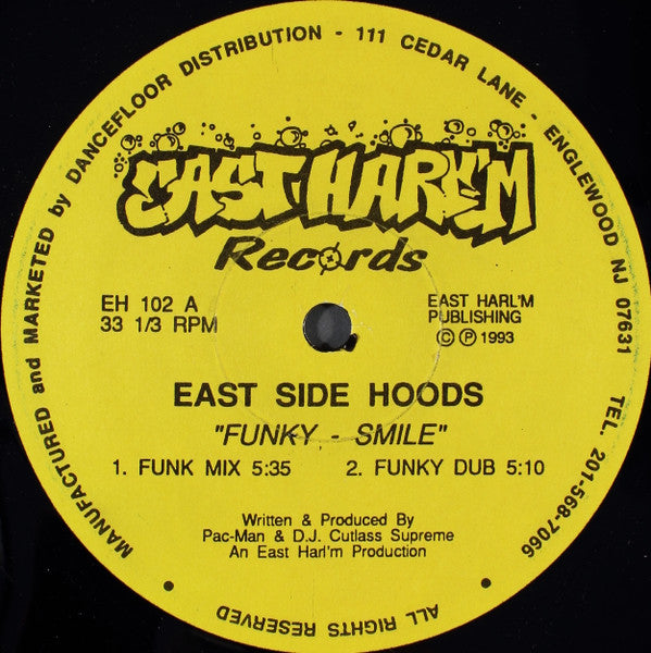 East Side Hoods : Funky Smile / Dipity (12")