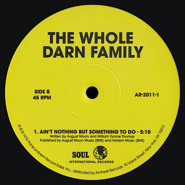 The Whole Darn Family : Seven Minutes Of Funk (12", RSD, Single, RE, RM)