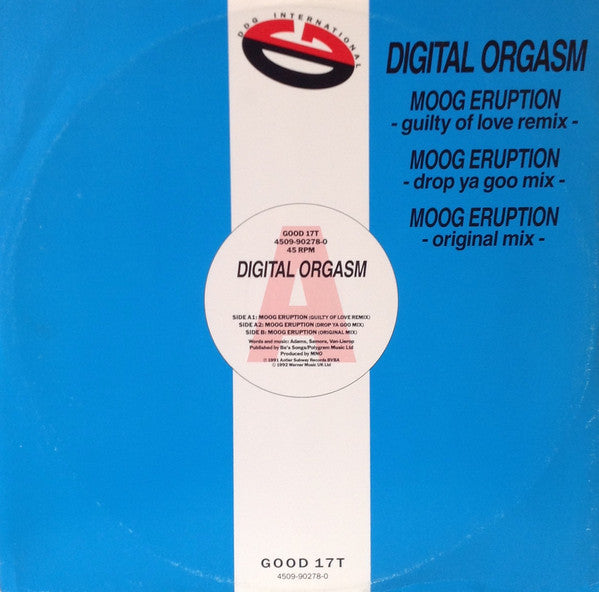 Digital Orgasm : Moog Eruption (12", Single)