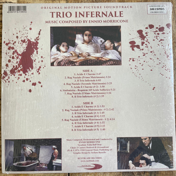 Ennio Morricone : Trio Infernale (LP, Album, RSD, Ltd, Mag)