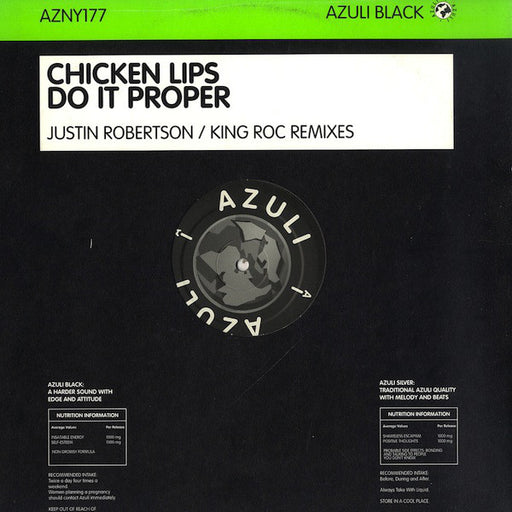 Chicken Lips : Do It Proper (Justin Robertson / King Roc Remixes) (12")