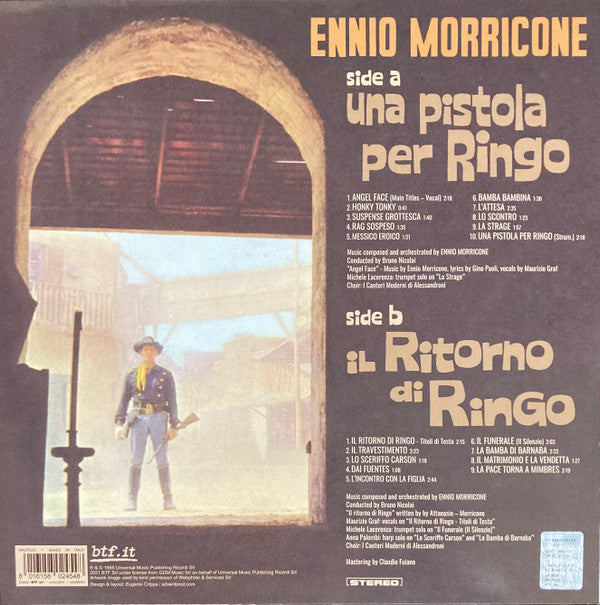 Ennio Morricone : Una Pistola Per Ringo / Il Ritorno Di Ringo (Colonne Sonore Originali Dei Film) (LP, Ltd, RE, Red)